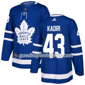 Toronto Maple Leafs Nazem Kadri 43 Adidas 2017-2018 Blauw Authentic Shirt - Mannen